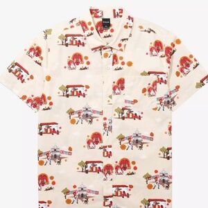 Disney Pixar Coco Scenic Woven Button-Up - BoxLunch Exclusive XL